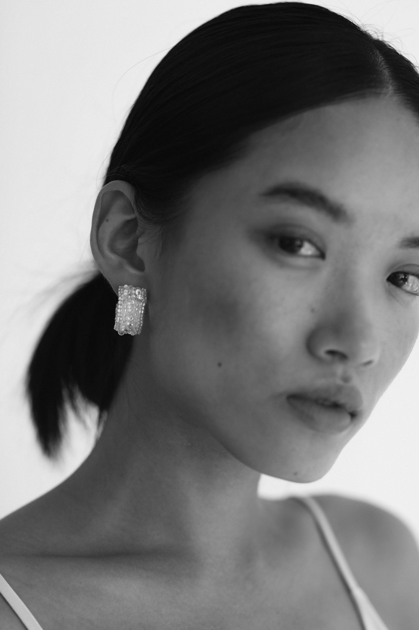 Clara Silver Hoop Earrings - Sale