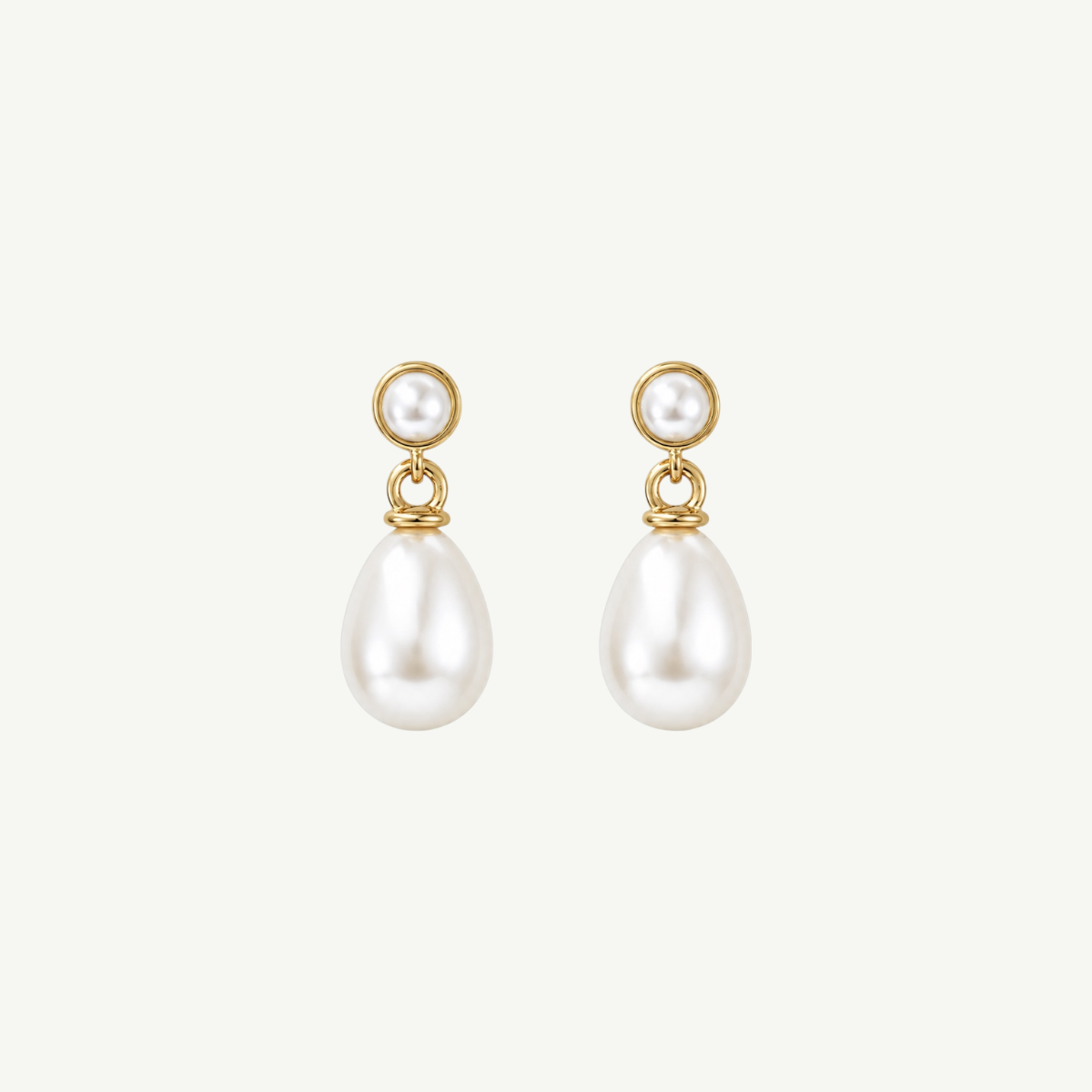 一度のみ着用　美品　A.B. ELLIE glass x pearl drop Pearl Micro Drops Earrings | Bridal Jewelry | A.B. ELLIE