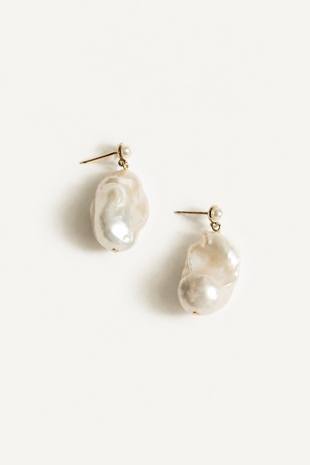 Perle Baroque Pearl Drop Earrings