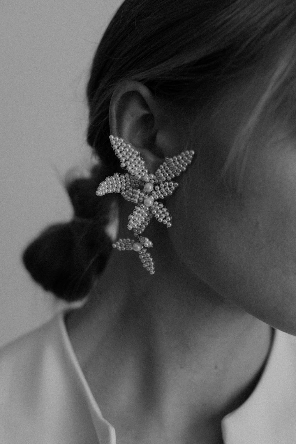 a.b ellie Harley pearl earrings エイビーエリー Harley Pearl Earrings - Sale
