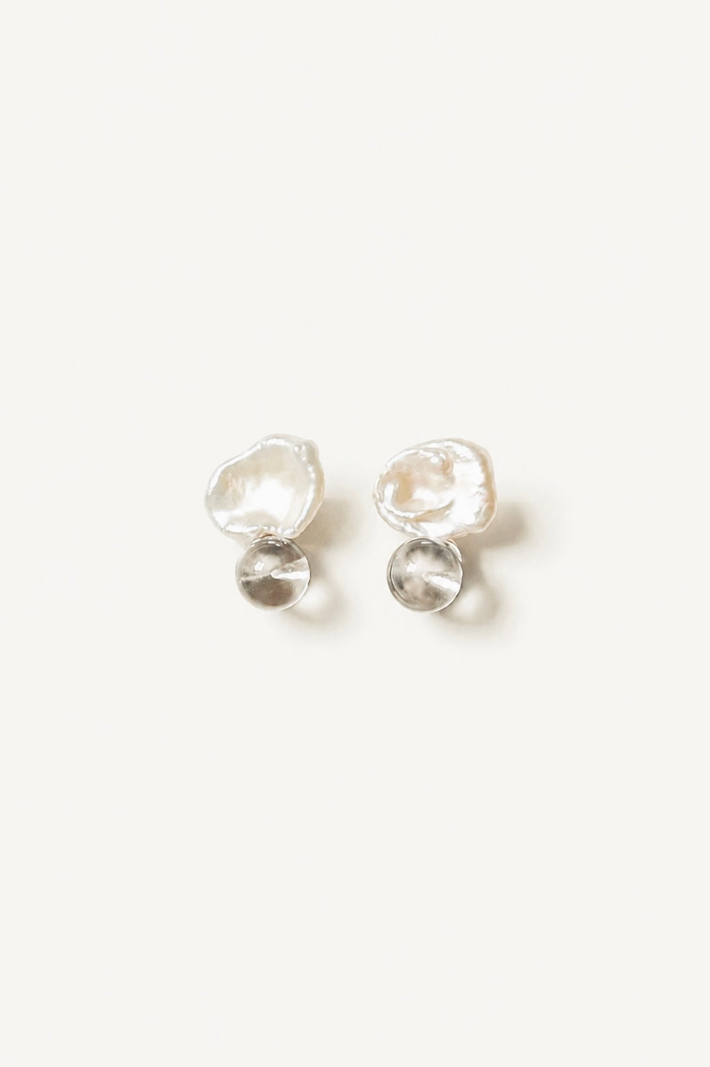 Coastal Freshwater Pearl & Glass Drop Earrings