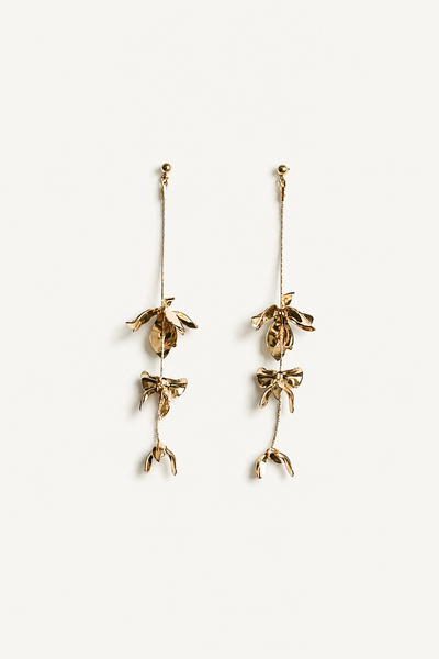 Magnolia Strand Earrings – Full | Floral Bridal Earrings | A.B. ELLIE