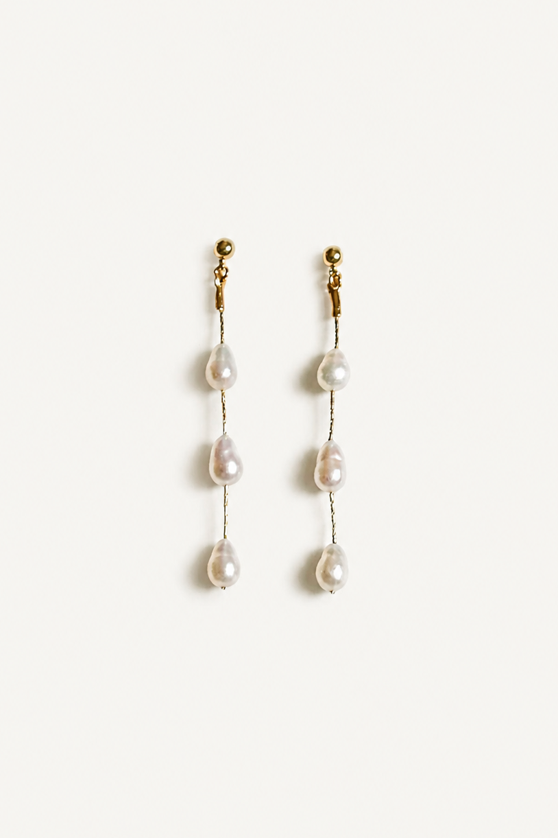 Perla Strand Earrings - Half - Sale