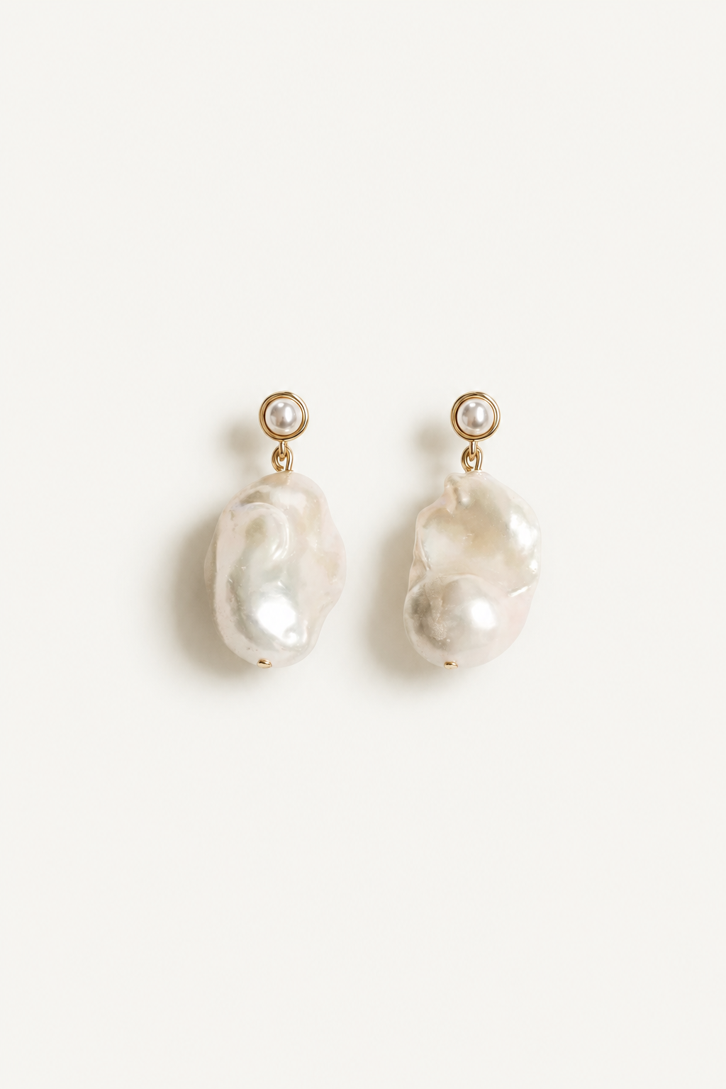 Perle Baroque Pearl Drop Earrings | Bridal Pearl Earrings | A.B. ELLIE