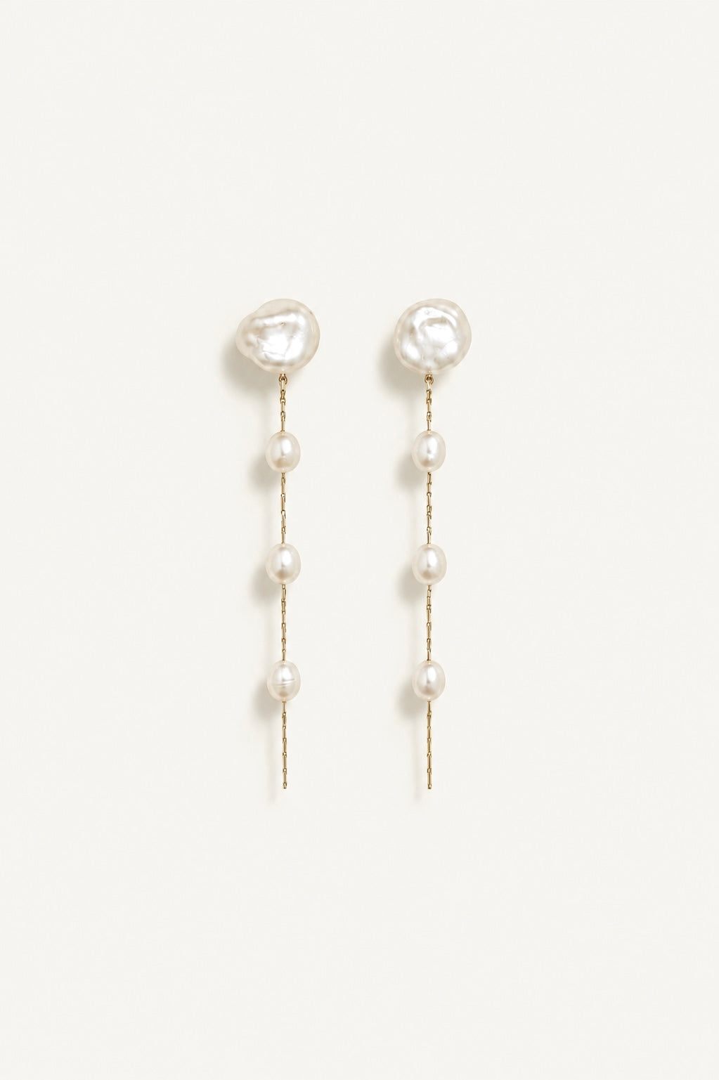 2:1 Micro Freshwater Pearl Strand Earrings | Pearl Strand Earrings
