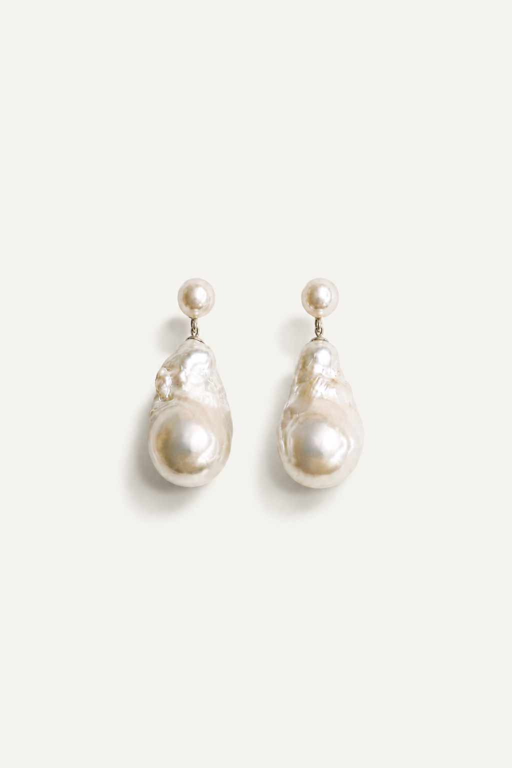 Baroque Pearl Drop Earrings - Sale