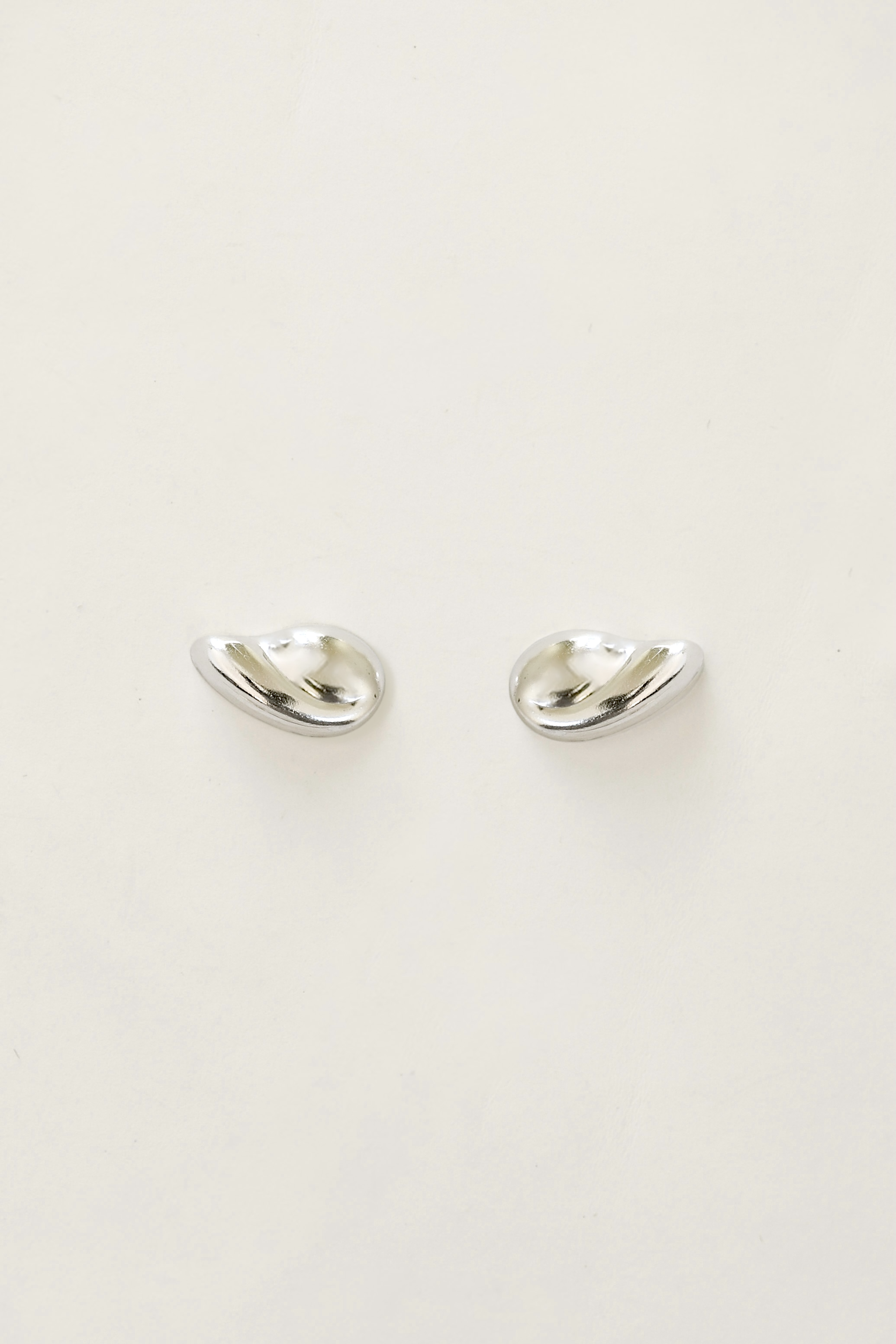 Contour Form Sculptural Stud Earrings