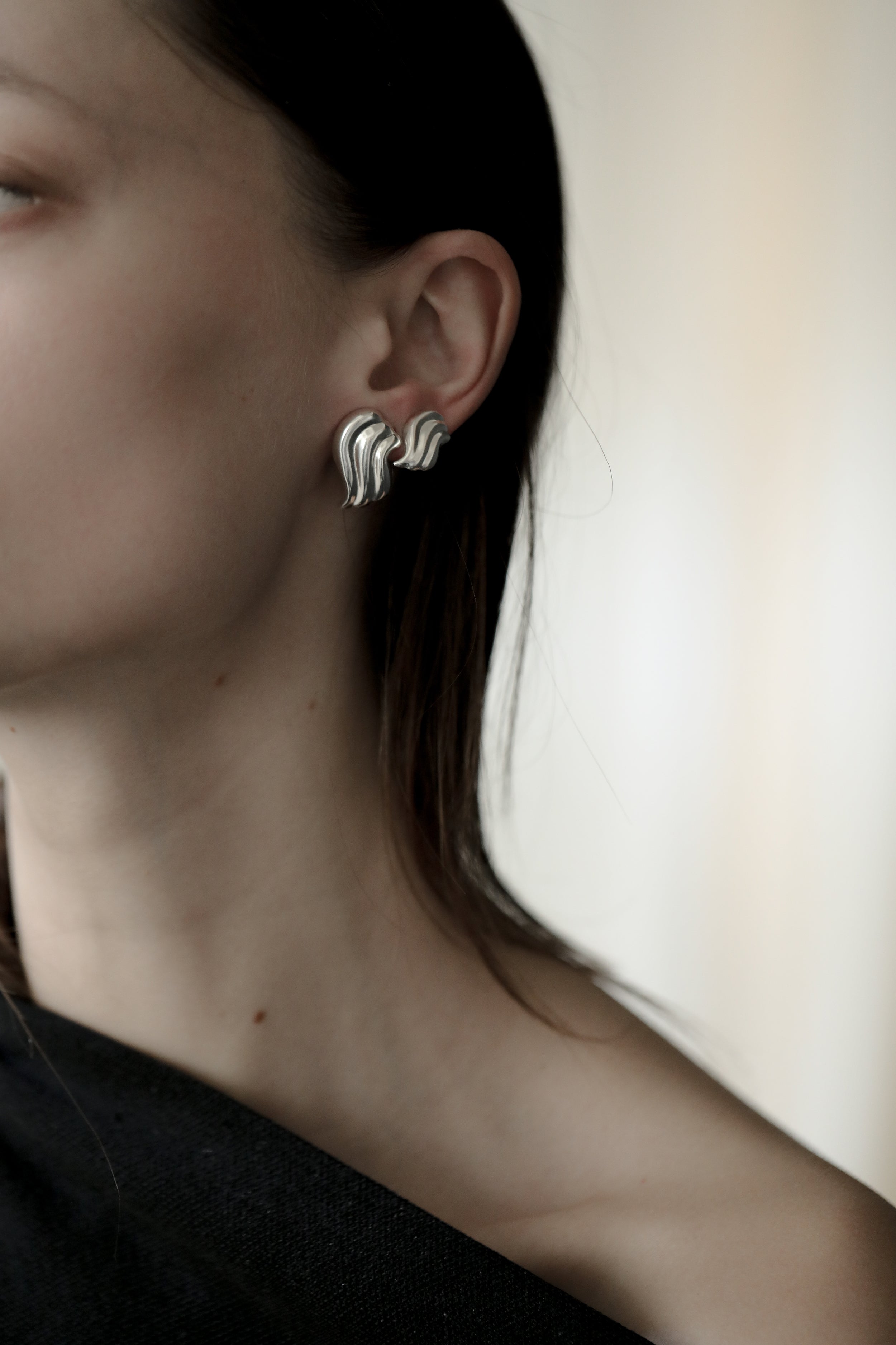 Drift Sculptural Earring Stud Set