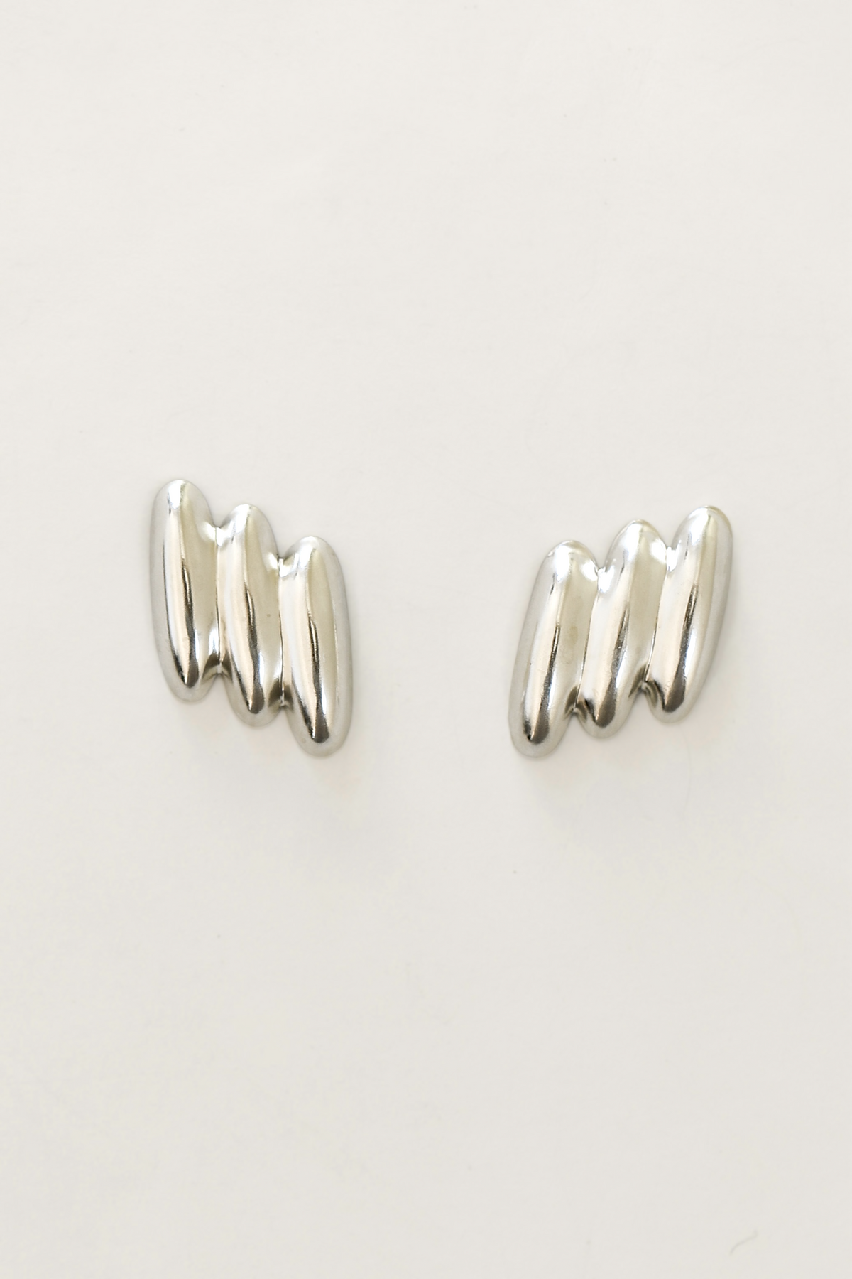 Folded III Stud Earrings | Sculptural Statement Studs | A.B. ELLIE