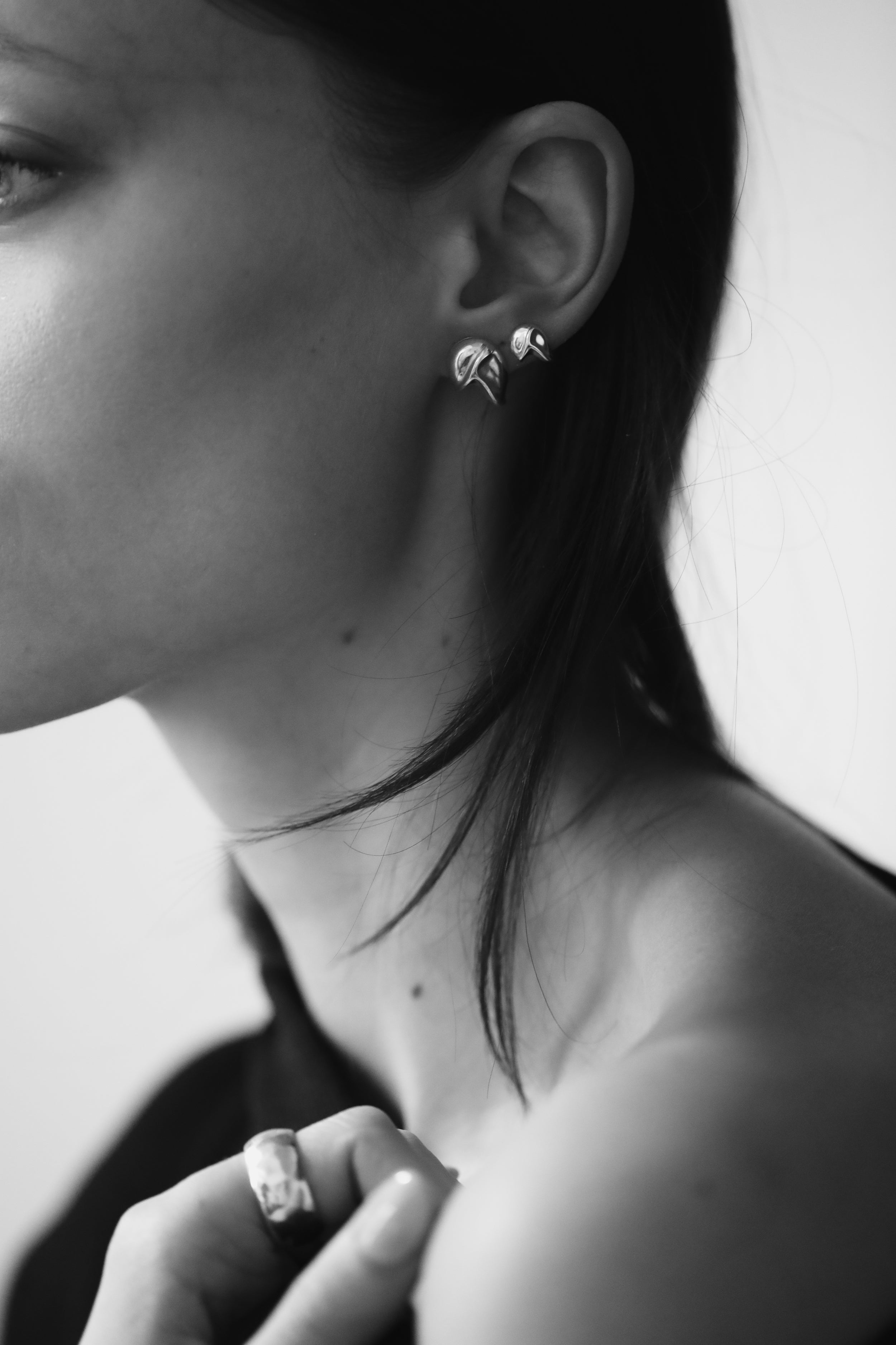 Botanica Sculptural Stud Set