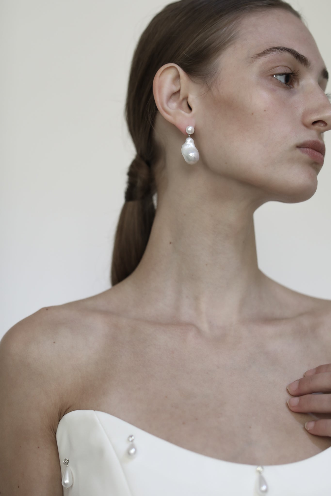 Baroque Pearl Drop Earrings
