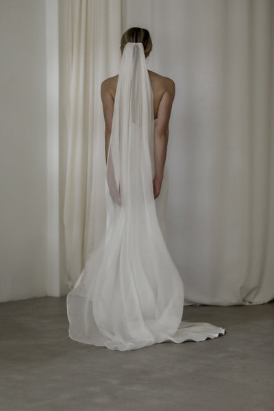 tight corset dresses Silk Chiffon Wedding Veil | Bridal Veil