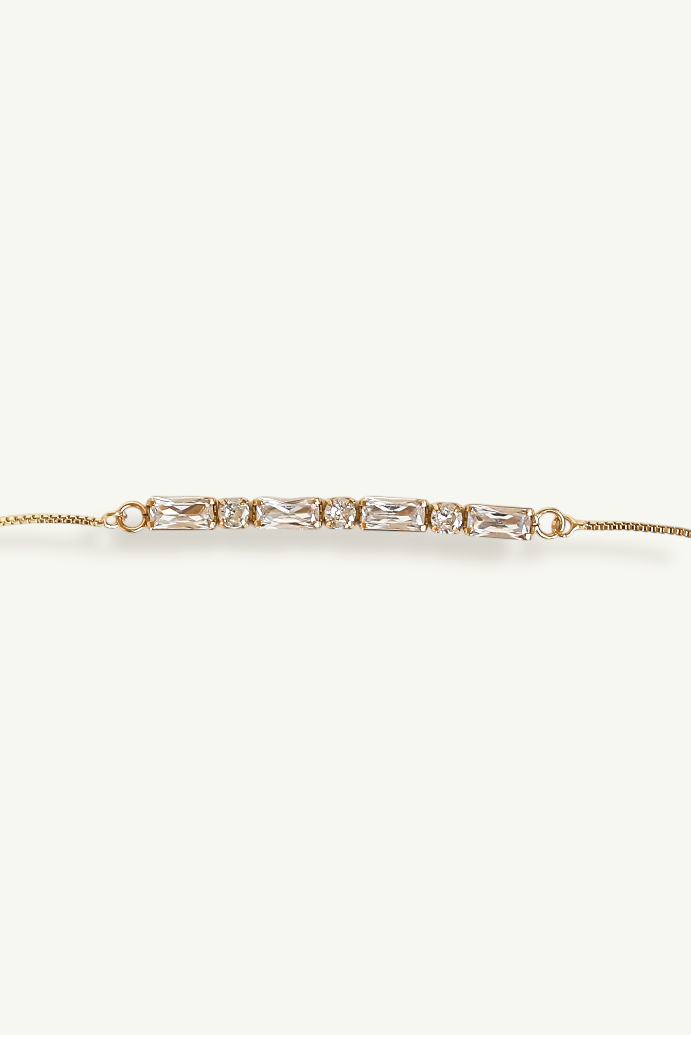 Baguette Gold Bolo Bracelet - Sale