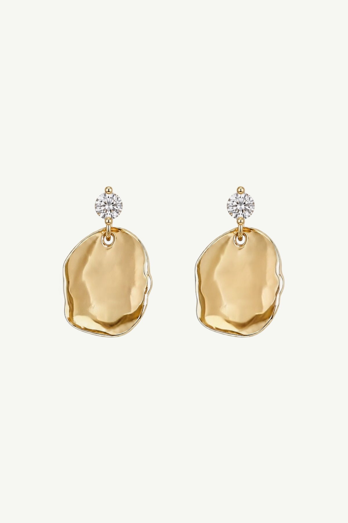 Sculptural Glimmer Drop Earrings - Sale