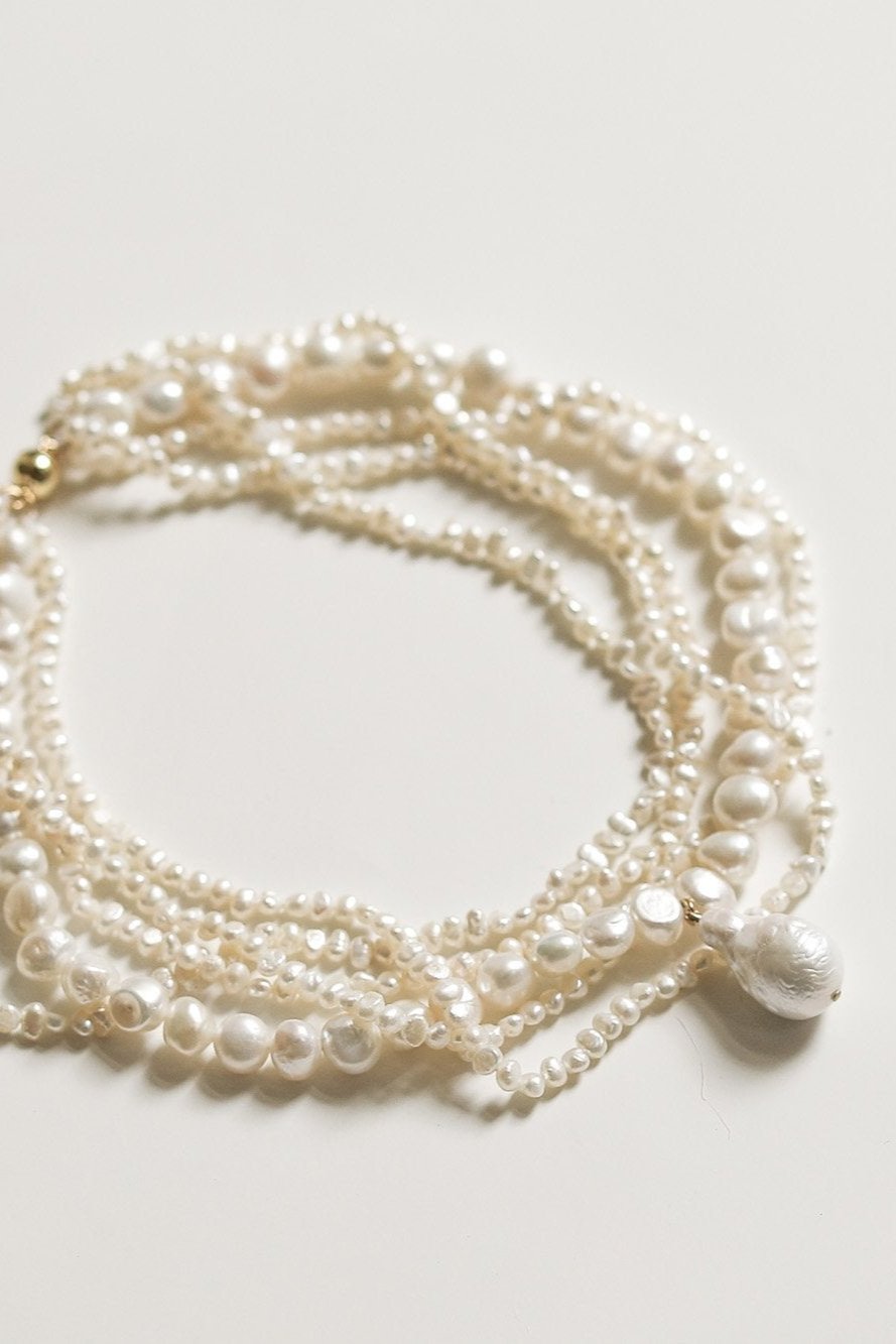 Layered Freshwater Pearl Necklace