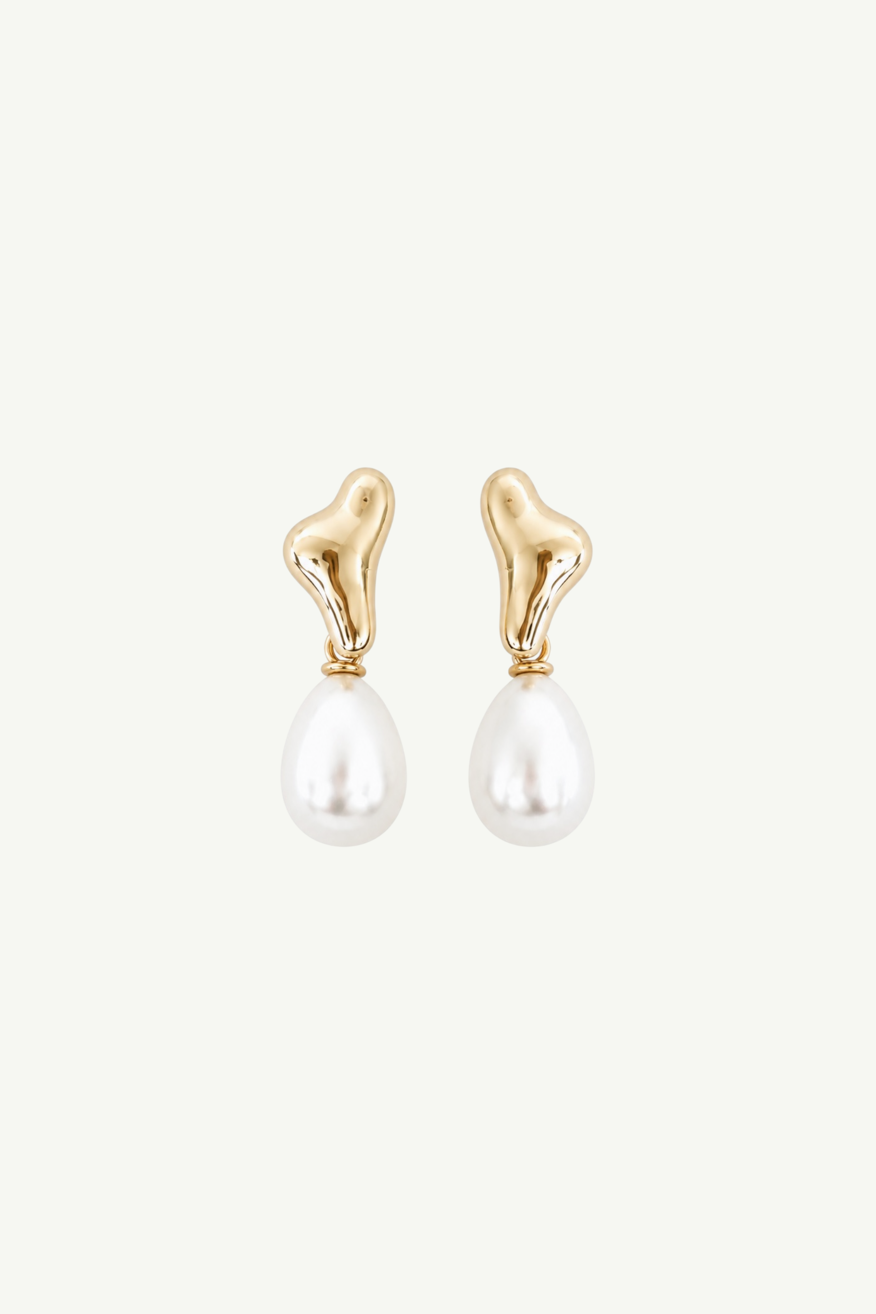 Mini Irregular Pearl Drop Earrings - Sale