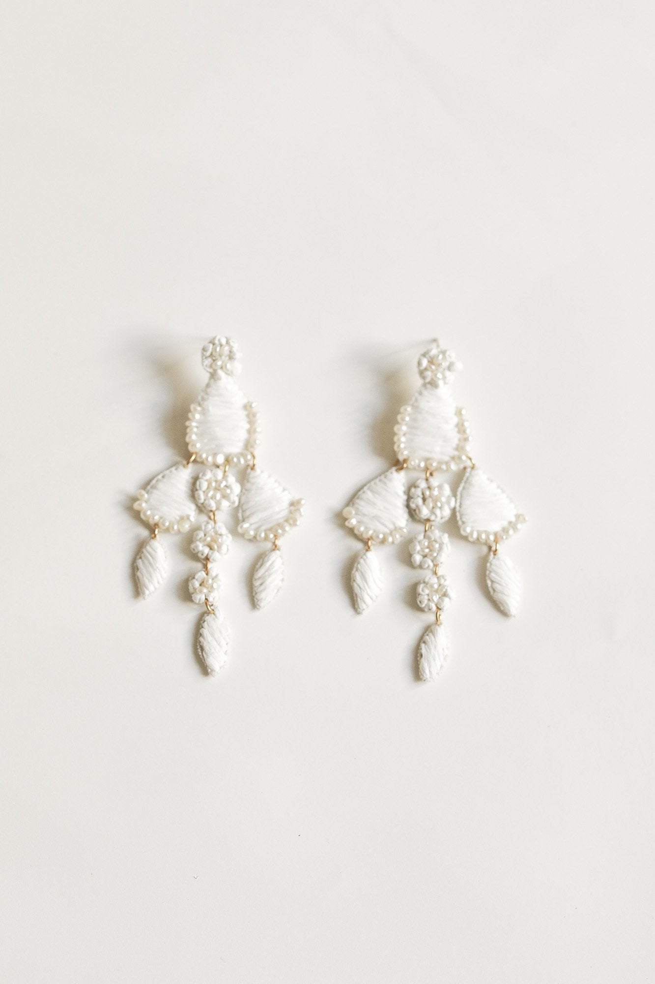Mini Sloan Chandelier Earrings - Ivory - Sale