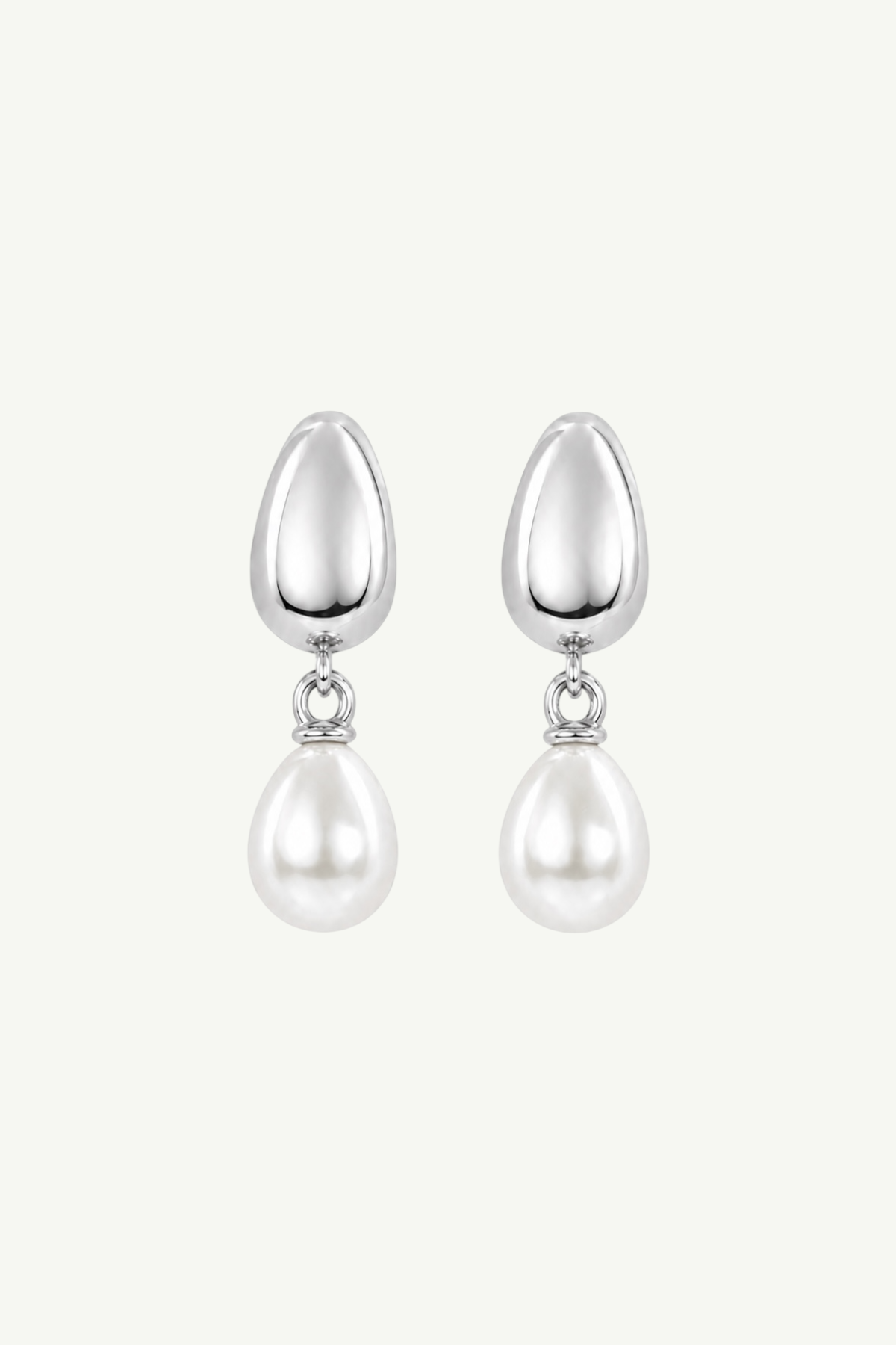 Orb Pearl Drop Earrings - Sale