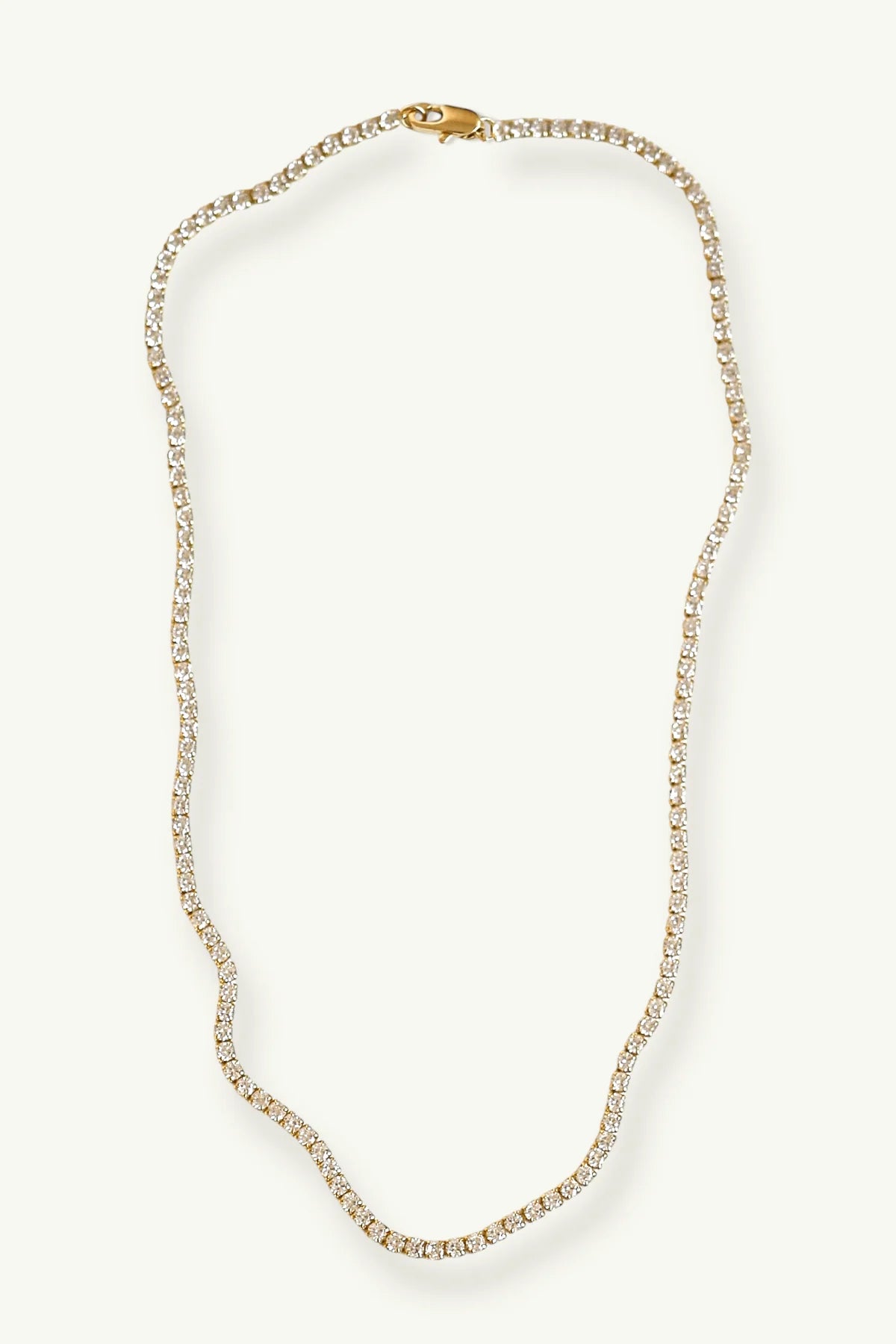 Dainty Crystal Tennis Necklace - Sale