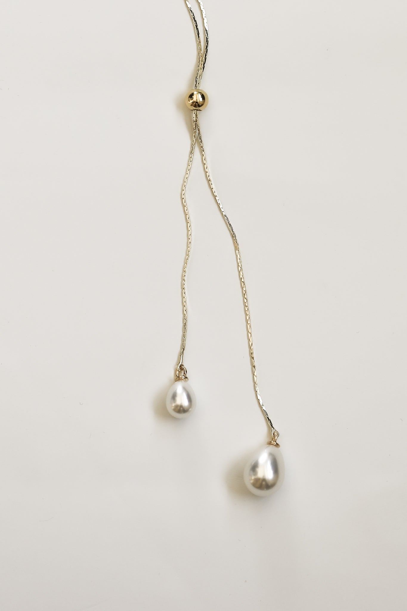 Pearl Lariat Necklace - Sale