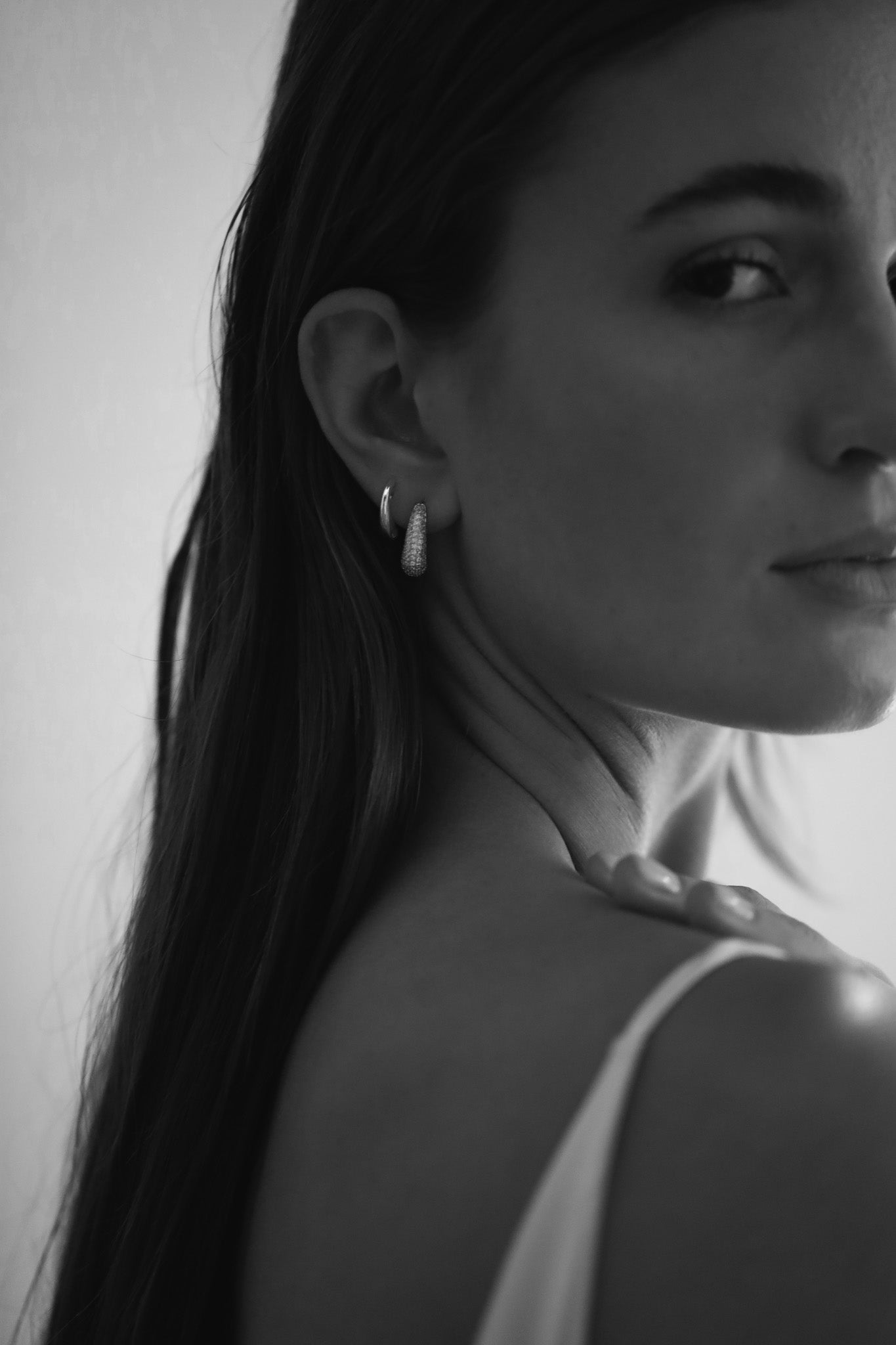 Pave Orb Stacker Set - Silver - Sale