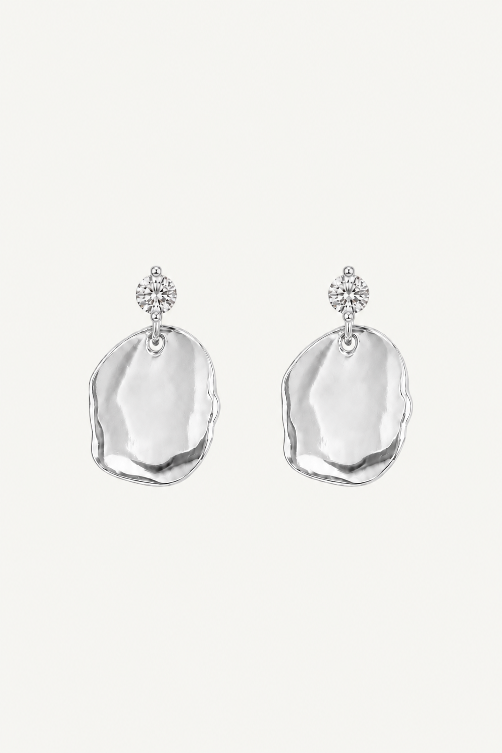 Sculptural Glimmer Drop Earrings - Sale
